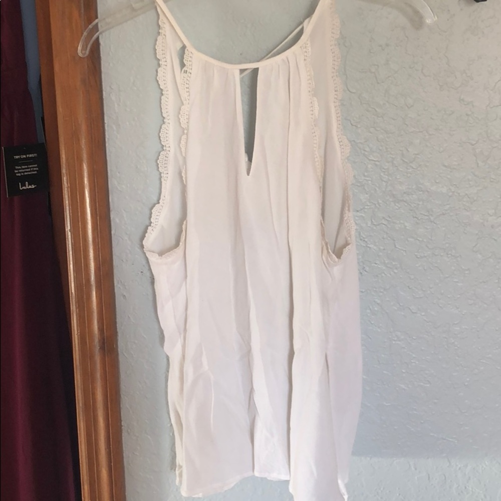 White tank top